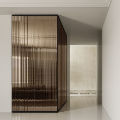 Innenwandverkleidung - WONDERWALL - TONELLI Design - Glas / texturiert / Relief