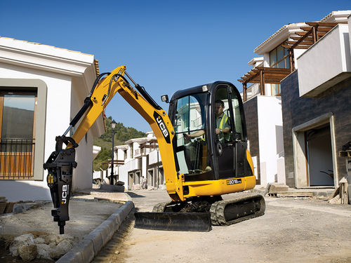 Minibagger - 8018 CTS - JCB Deutschland GmbH - auf Raupen
