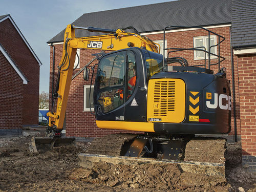 Mittelgroßer Bagger - JZ140 - JCB Deutschland GmbH - auf Raupen