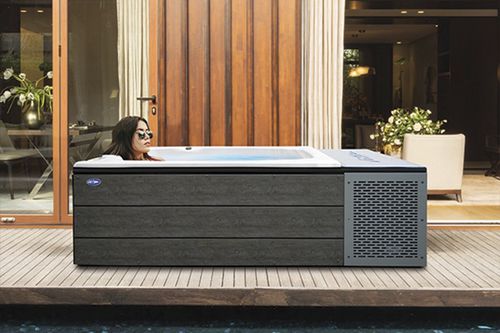 Whirlpool zum Aufstellen - The Escape Chill - Cal Spas - rechteckig / 1 Platz / Acryl