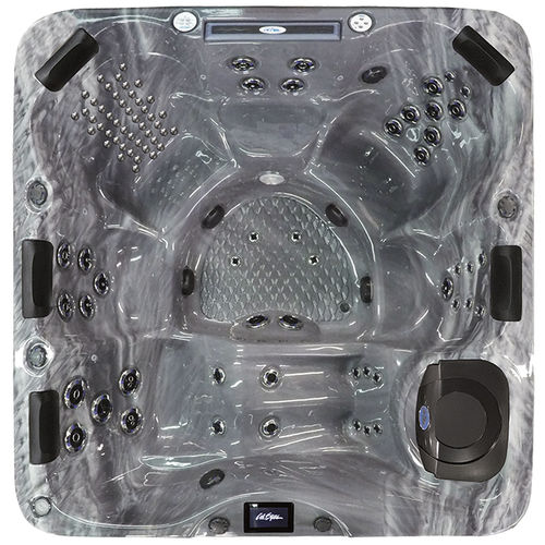 Whirlpool zum Aufstellen - Huntington - Cal Spas - quadratisch / Sechssitzer / Acryl
