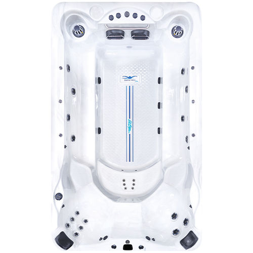 Schwimm-Hot-Tub / zum Aufstellen - Swim-Pro-X - Cal Spas - rechteckig / 11 Personen / Acryl