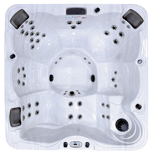 Whirlpool zum Aufstellen - Pacifica Plus - Cal Spas - quadratisch / Sechssitzer / Acryl