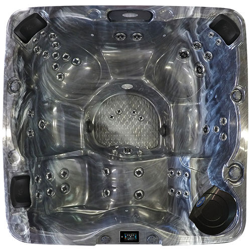 Whirlpool zum Aufstellen - Pacifica-X - Cal Spas - quadratisch / Sechssitzer / Acryl