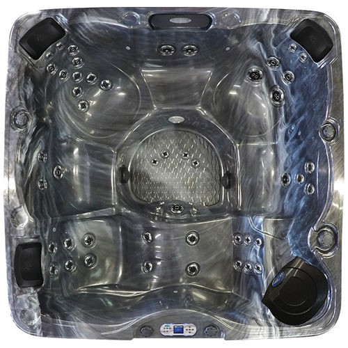 Whirlpool zum Aufstellen - Pacifica - Cal Spas - quadratisch / Sechssitzer / Acryl