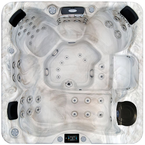 Whirlpool zum Aufstellen - Costa-X - Cal Spas - quadratisch / Sechssitzer / Acryl