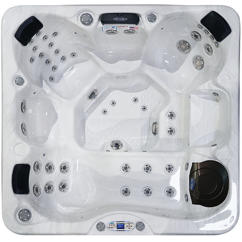 Whirlpool zum Aufstellen - Avalon - Cal Spas - quadratisch / Sechssitzer / Acryl