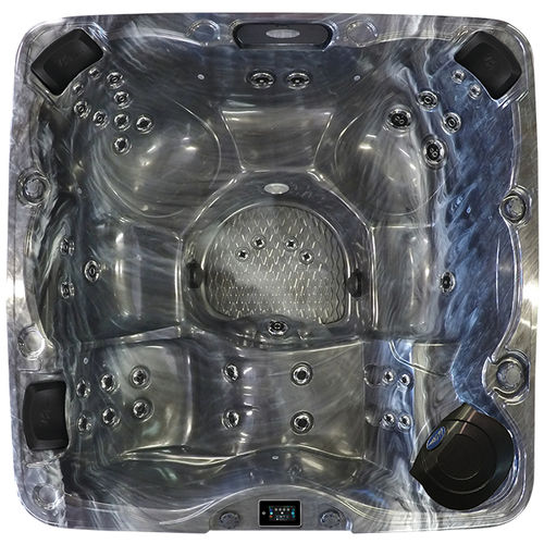 Whirlpool zum Aufstellen - Pacifica-X - Cal Spas - quadratisch / Sechssitzer / Acryl