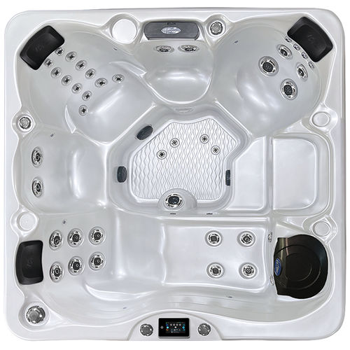 Whirlpool zum Aufstellen - Costa-X - Cal Spas - quadratisch / Sechssitzer / Acryl