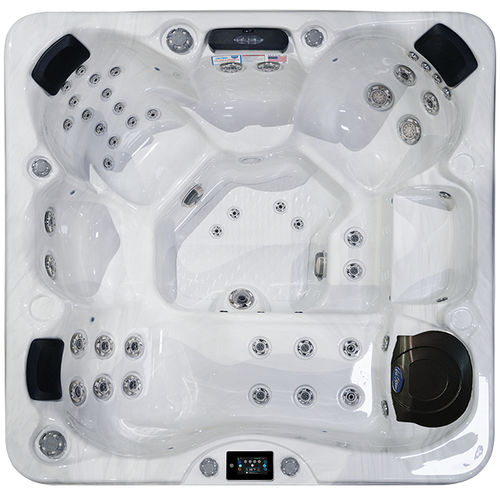 Whirlpool zum Aufstellen - Avalon-X - Cal Spas - quadratisch / Sechssitzer / Acryl