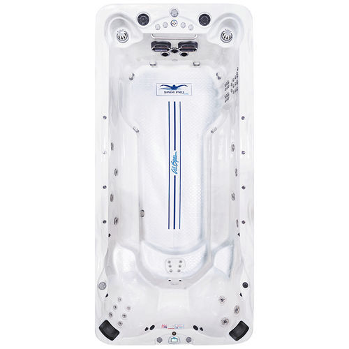 Schwimm-Hot-Tub / zum Aufstellen - Commander - Cal Spas - rechteckig / 12 Personen / Acryl
