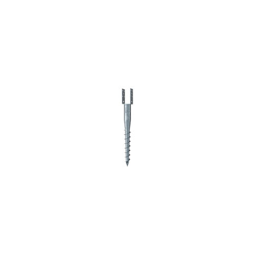 Schraubpfahl - U 60x550-71 - Krinner Schraubfundamente - galvanisiertem Stahl / für Holzhaus