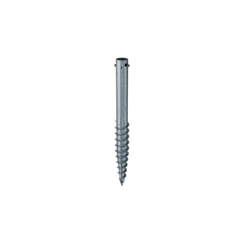 Schraubpfahl - G 89x1000-4xM12 - Krinner Schraubfundamente - galvanisiertem Stahl / für Holzhaus
