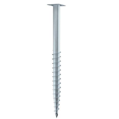 Schraubpfahl - F 76X800-R  - Krinner Schraubfundamente - galvanisiertem Stahl / für Hausfundamente / Röhren