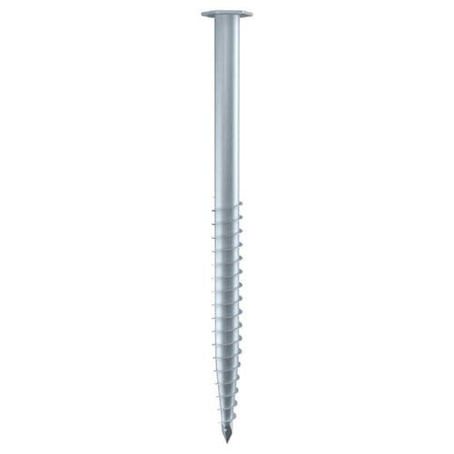 Schraubpfahl - M 89X1300–M24  - Krinner Schraubfundamente - galvanisiertem Stahl / für Baucontainer / Röhren