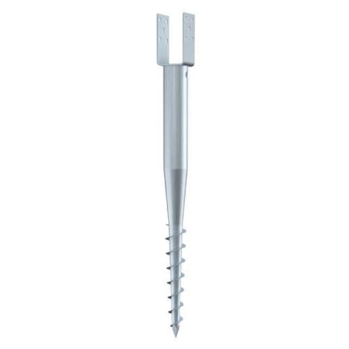 Schraubpfahl - U 66X865-91 - Krinner Schraubfundamente - galvanisiertem Stahl