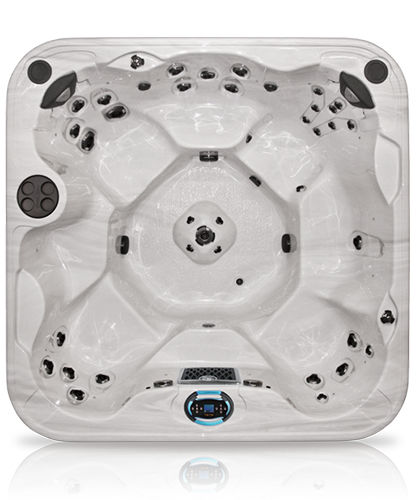 Whirlpool zum Aufstellen - TRADITIONAL : HELIOS - COAST SPAS - quadratisch / Sechssitzer / für Privatgebrauch