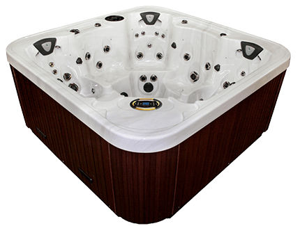 Whirlpool zum Aufstellen - TRADITIONAL : UNITY - COAST SPAS - quadratisch / Fünfsitzer / für Privatgebrauch