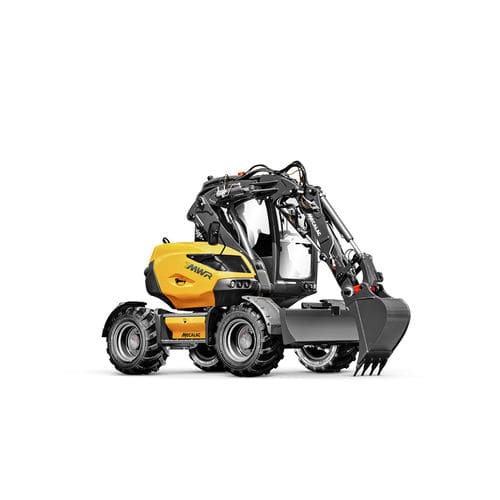 Bagger / mittlere Größe - 7MWR - MECALAC Baumaschinen GmbH - Rad / kompakt / drehbar
