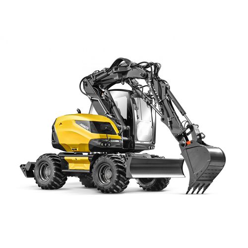 Bagger / mittlere Größe - 15MWR - MECALAC Baumaschinen GmbH - Rad / kompakt / drehbar