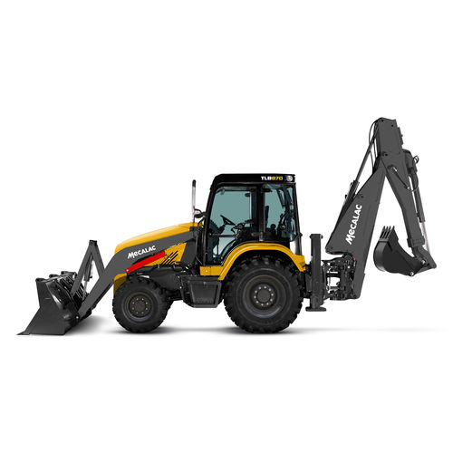 Ergonomischer Baggerlader - TLB870 - MECALAC Baumaschinen GmbH - Hochlöffel / Multifunktion