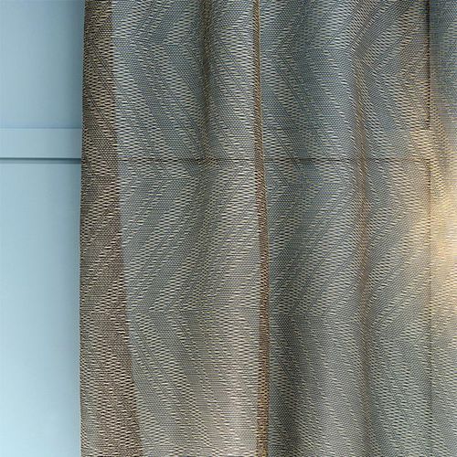 Streifenmuster-Gardine - FILAMENT - LELIEVRE - Polyester / Trevira CS® / flammenhemmend