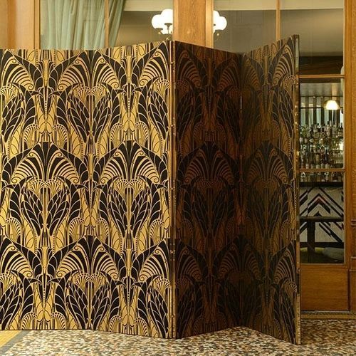 Vorhangstoff - VITRAIL  - LELIEVRE - Wand / Damast-Motiv / Jugendstil