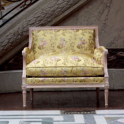 Möbelstoff - POMPADOUR  - LELIEVRE - für Vorhänge / Wand / Blumenmotive