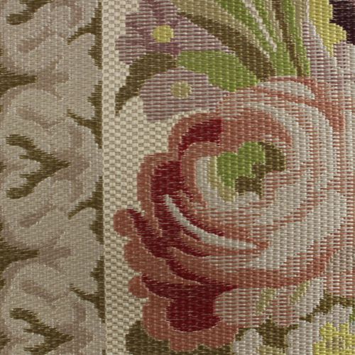 Möbelstoff - BORDURE LES FOUGERES  - LELIEVRE - für Vorhänge / Wand / Blumenmotive