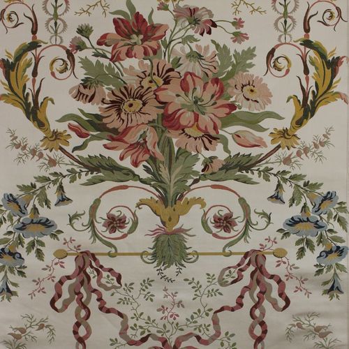 Möbelstoff - LIANCOURT  - LELIEVRE - für Vorhänge / Wand / Blumenmotive