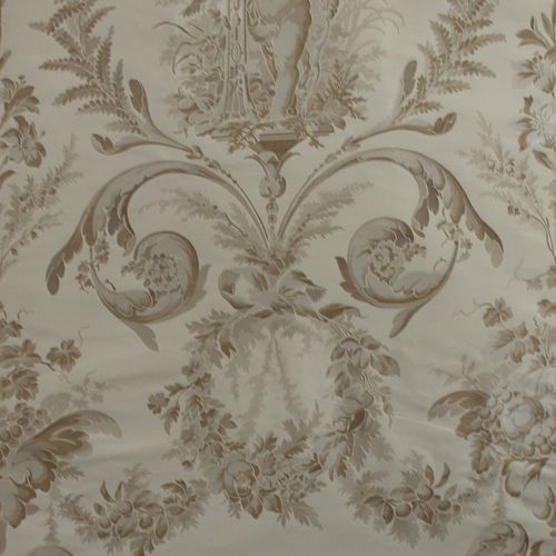 Möbelstoff - TAILLE DOUCE  - LELIEVRE - für Vorhänge / Wand / Blumenmotive