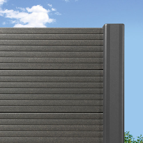 Lamellenzaun - EFFECTIVE - NATURinFORM GmbH - Garten / Verbundholz / modern