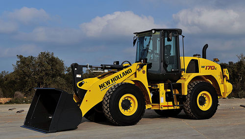 Lader mit Gummireifen - W170C - New Holland Construction - Diesel / für Baustelle