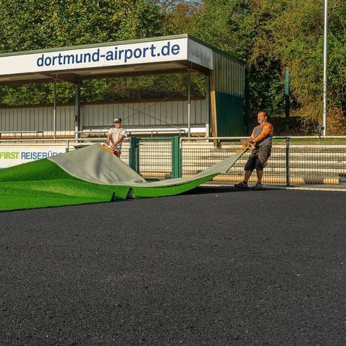 Elastische Trittschalldämmung / SBR - GTR - Polytan GmbH - Gummi / Recyclinggummi / für Sportanlage