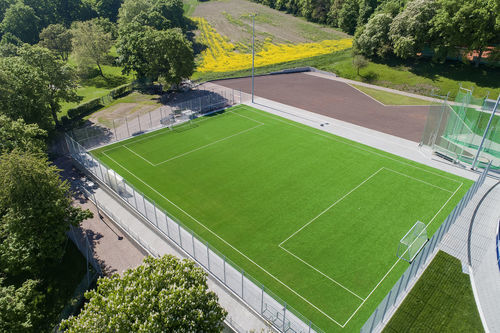 Künstlicher Rasen - LIGATURF CROSS R - Polytan GmbH - Rollen / für Sportplätze / für Fußballfeld