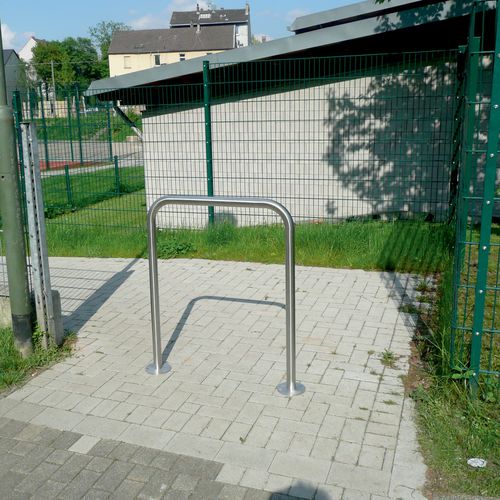 Schutzabsperrung - 449.09P - Schake GmbH - feststehend / Edelstahl / für öffentliche Bereiche