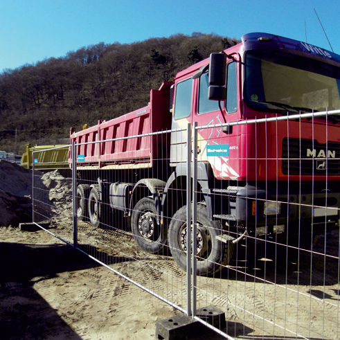Zaun / geschweißter Maschendraht - 3B2035 - Schake GmbH - für Baustellen / Metall / mobil
