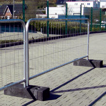 Absperrung für Menschenmengen - 3B1230 - Schake GmbH - feststehend / galvanisiertem Stahl / für öffentliche Bereiche