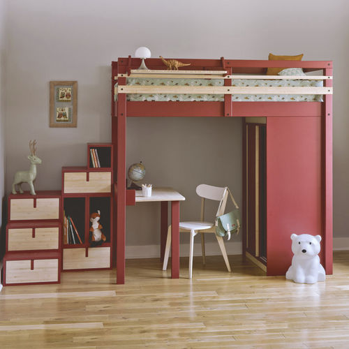 Moderne Kommode - STAIRS - ESPACE LOGGIA - Eiche / MDF / Bambus