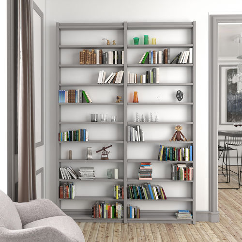 Wandmontiertes Regal - ESPACE LOGGIA - modern / MDF / Kiefer