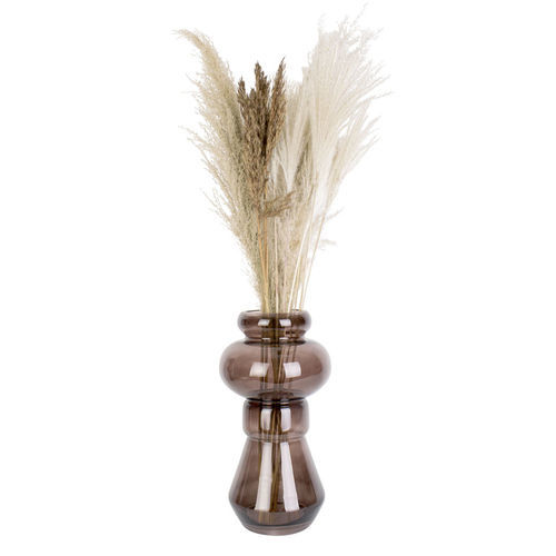 Moderne Vase - Morgana  - KARLSSON CLOCKS - Glas / Tisch / braun