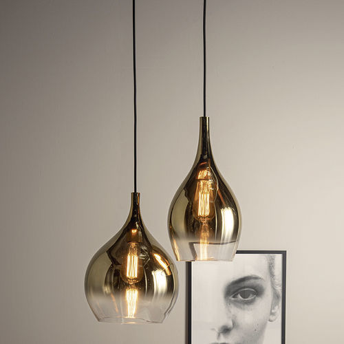 Hängelampe - Drup - KARLSSON CLOCKS - Glas / modern / mit Kabel