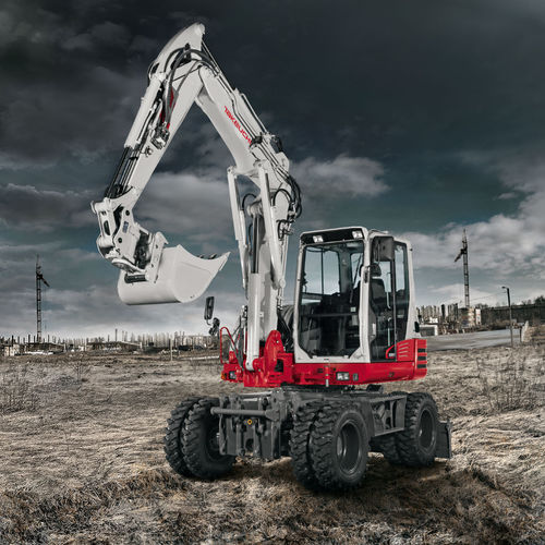 Minibagger - TB 295 W-1 - TAKEUCHI - Wilhelm Schäfer GmbH
Bau- und Industriemaschinen - mit Gummireifen / drehbar / für Baustelle