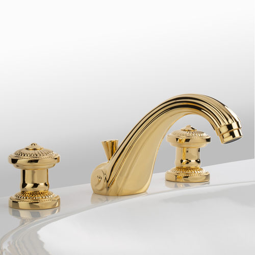 Zweigriffmischer für Waschtisch - C40-1301 BONROCHE - Cristal&Bronze - Aufsatz / Messing / für Badezimmer