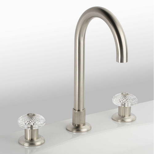 Zweigriffmischer für Waschtisch - C43-1301 &Eacute;L&Eacute;GANCE CLASSIQUE - Cristal&Bronze - Aufsatz / Messing / Nickel