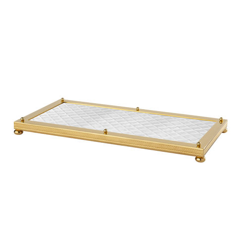 Messing-Serviertablett - FS08C-641 - Cristal&Bronze - Gold / für Gewerbegebrauch