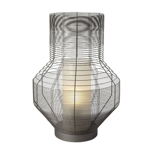 Tischlampe - MESH MM - FORESTIER - Metall / modern / mit Kabel