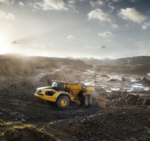 Muldenkipper mit Gelenk - A60H - Volvo Construction Equipment Germany GmbH - Rad / Diesel / für Baustelle