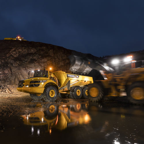 Muldenkipper mit Gelenk - A45G - Volvo Construction Equipment Germany GmbH - mit Gummireifen / Diesel / für Baustelle