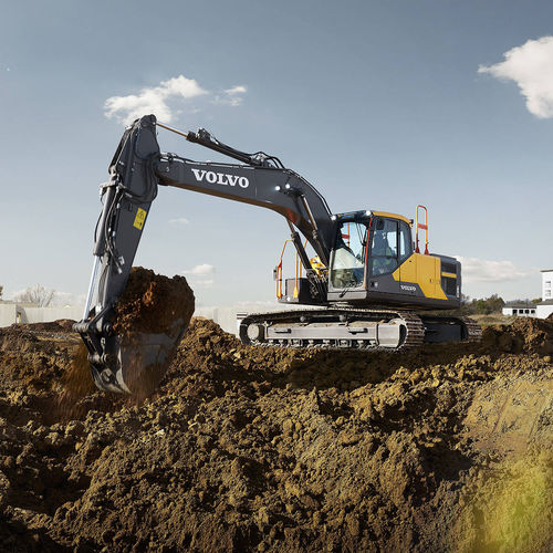 Mittelgroßer Bagger - EC200E - Volvo Construction Equipment Germany GmbH - auf Raupen / drehbar / ergonomisch